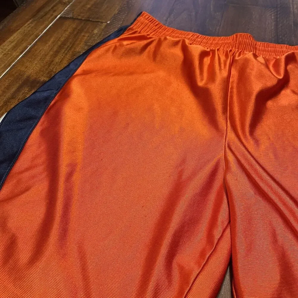 Nike Syracuse Team Basketball Shorts Mens XL Orange Navy Mesh Gym